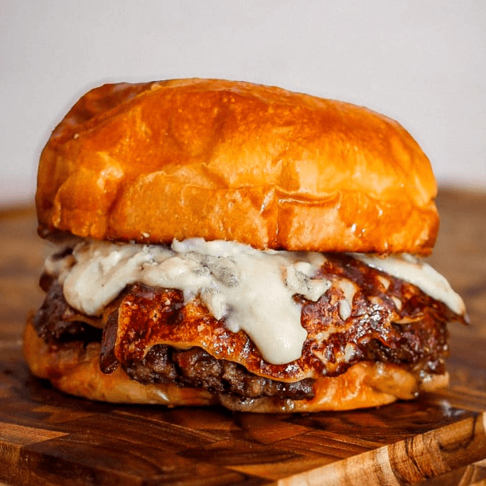 Imagen de Hamburguesa White & Blue