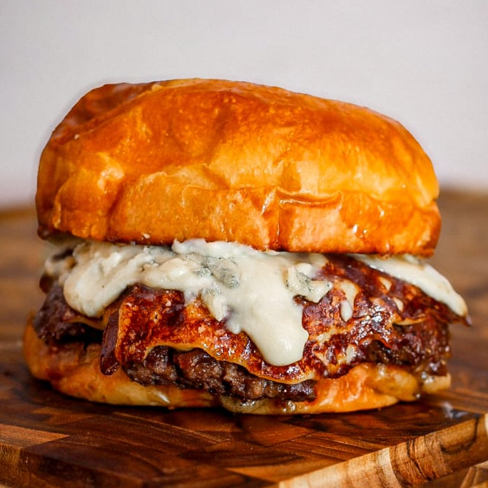 Imagen de Hamburguesa White & Blue